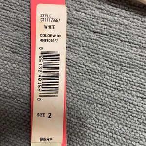 Alice + Olivia white flare size 2